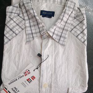 Original Brand Chikankari Hakoba Design Shirt