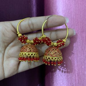 Bali Jhumka || Punjabi Style Earrings