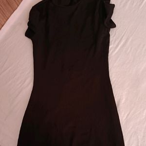 A Black Body Con Dress