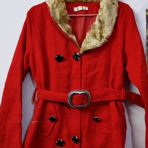 Red Overcoat For Women