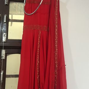 saree style gown