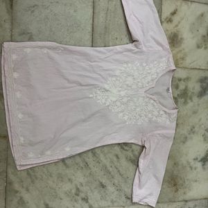 Pink Short Kurti