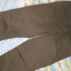 COBB Men's Ankle Length Dark Brown trousers.