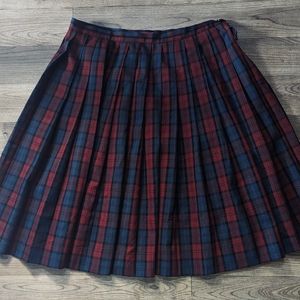 Check Korean Skirt