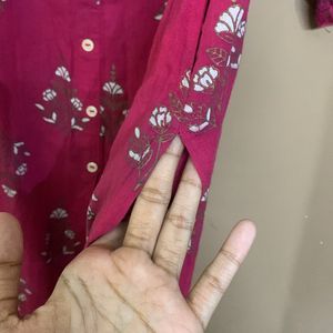 Rose Colour Kurta