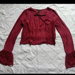 FOREVER 21 Maroon Top