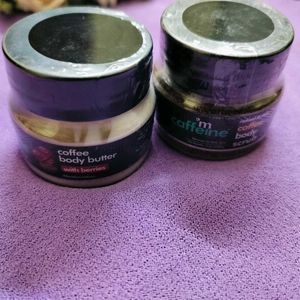 Combo Mcaffeine Body Scrub& Butter