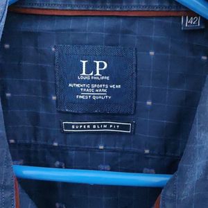 Price Drop 🔥 Louis Philippe Slim Fit Blue Shirt