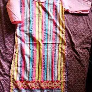 New Multi Colour Kurti With Amazing Prints