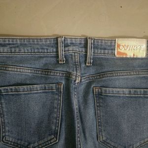 Outryt Blue Denim High Rise Jeans