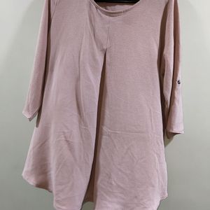 Nude Pink Long Top