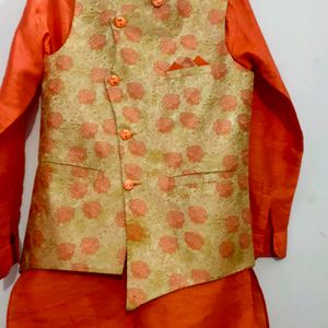 Rose Gold Kurta And Jacket Totally New Not Used