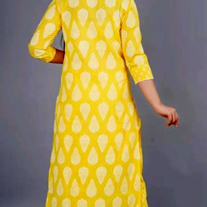 Yellow Kurti