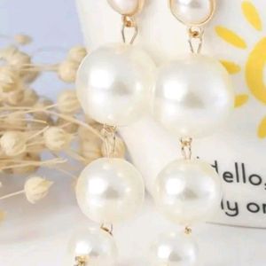 Crystalane Long Pearl EarringsName