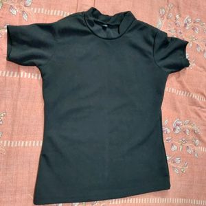 High Neck Korean Top