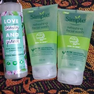 Combo Of Face Wash And Shampoo