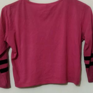 Pink Crop Top