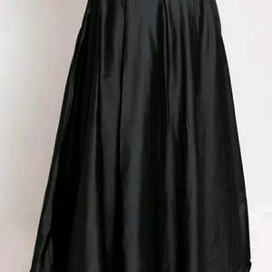 Pleated Full Length Skirt