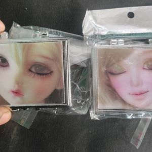 Pocket Mirror For Girls  ( 2 Piece )