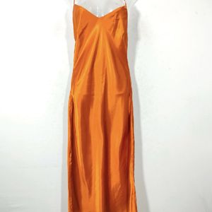 Satin Maxi Dress