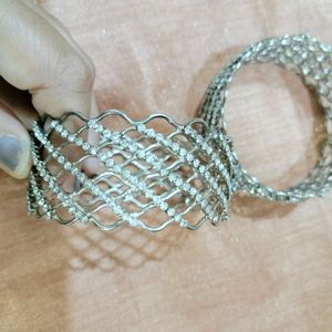 Silver Bangles/ Bracelets