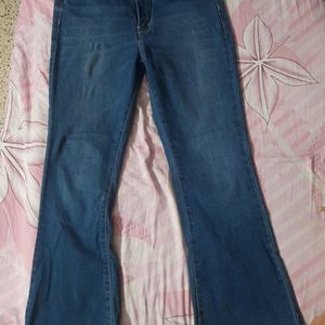 Basic Blue Bootcut Jeans