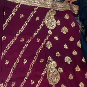 Georgette Partywear Saree For Sale