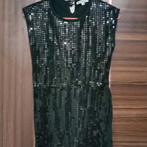 Sequins Party Top - Black