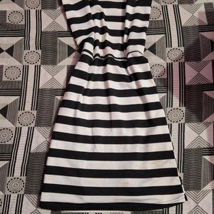 Black N White Bodycon Dress