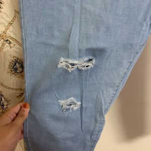 Light Blue Ripped Jean