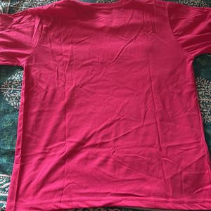 Women T-shirt Pink Colour