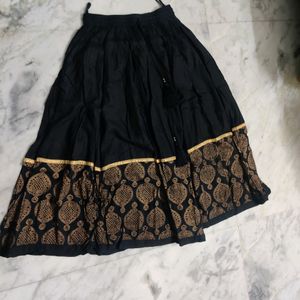 Akkriti long black skirt ethnic