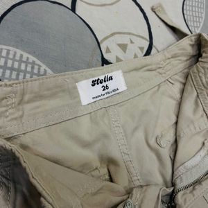 Stella Off White Adjustable Cargo