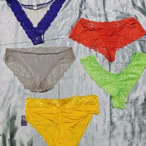 Combo Of 5 Imported Brief Nd Thong Penty