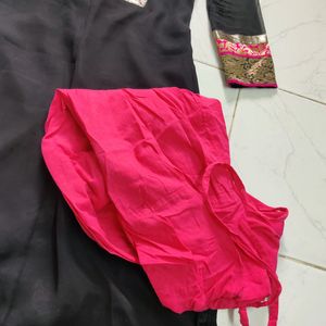 Black Dress With Dupatta