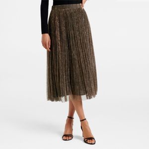 Forever New Jenny Pleated Plisse Skirt