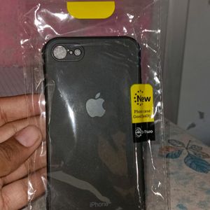 I Phone 7 Silicon Back Cover, Balck