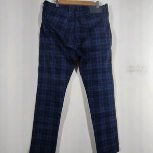 Navy Blue Printed Pants (Men's)