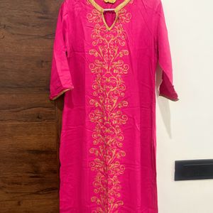 Pink Aurelia Kurti Worn Rarely