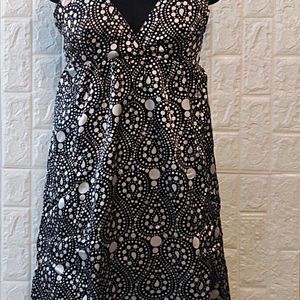 Satin Polka Dot Dress