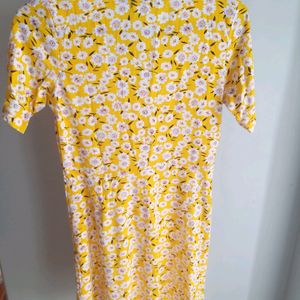 Sassafras Wrap Yellow Dress.