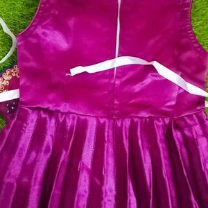 New Purple Colour Dress For Girl Baby