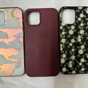 Combo Of 3 I Phone 12 Covers