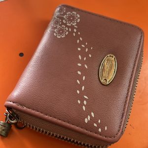 Peach Wallet With Good Condition