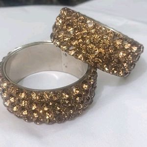 Golden Stone Bangles