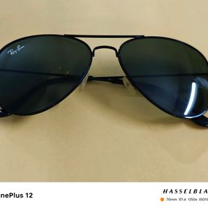 First Copy Ray-Ban Aviator (Black) Sunglasses