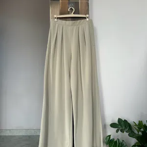 Wide Leg Stretchable Pants