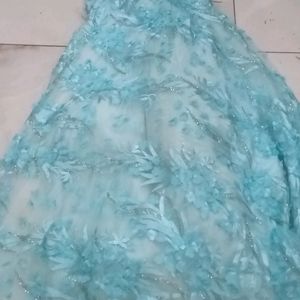 Gown Blue In New Condition