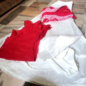 Beautiful Lucknowi Chikankari Kurti Set Size issue