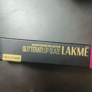 LAKME Glitterati Glossy Lip Glaze 202 Peach Punch